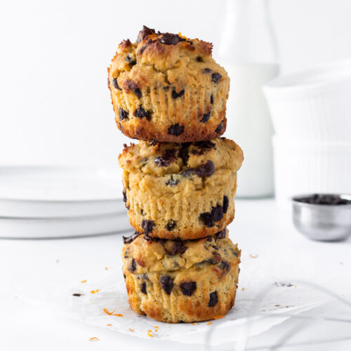 Grain Free Orange Chocolate Chip Muffins