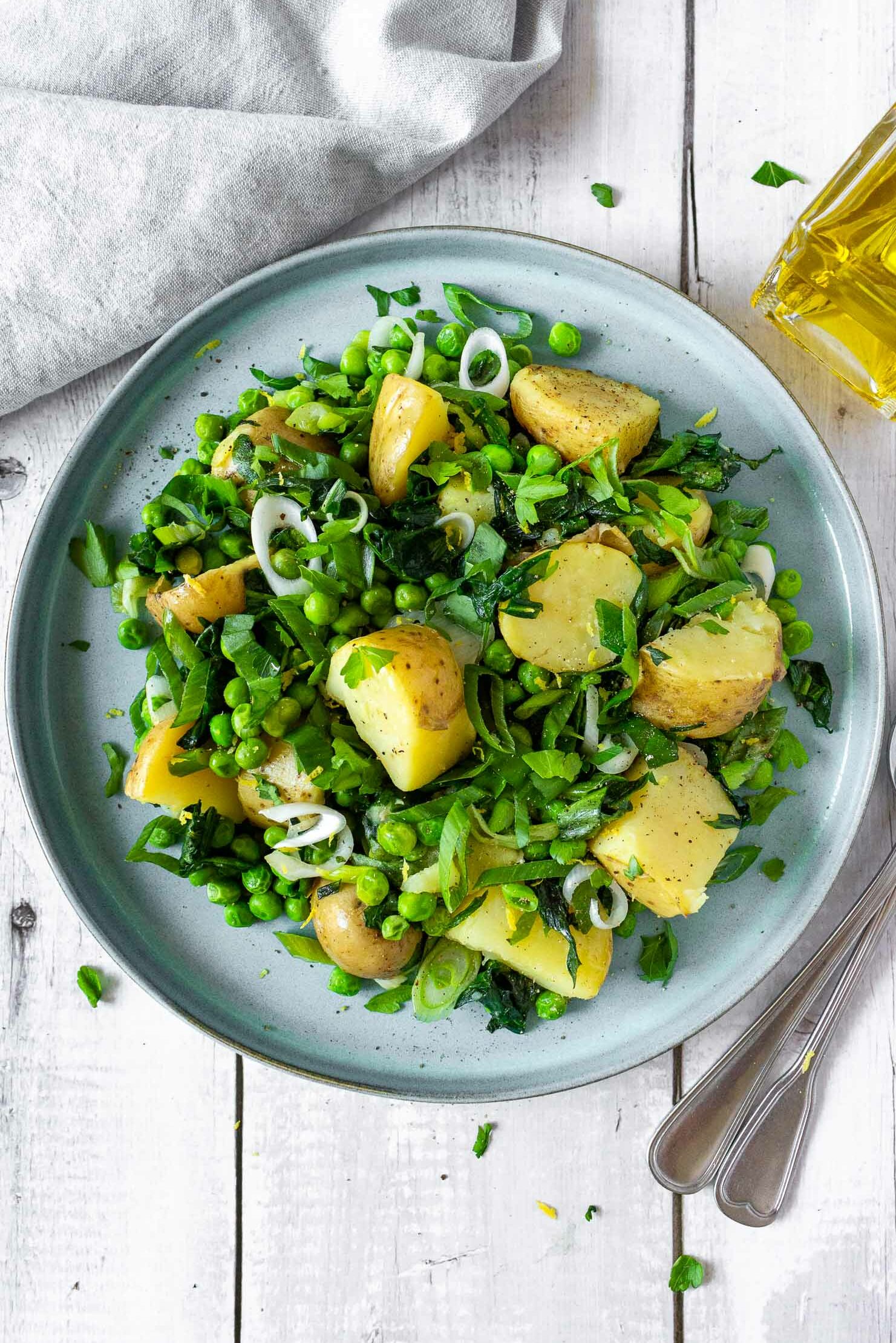 New Potatoes, Wild Garlic and Spring Greens Recipe