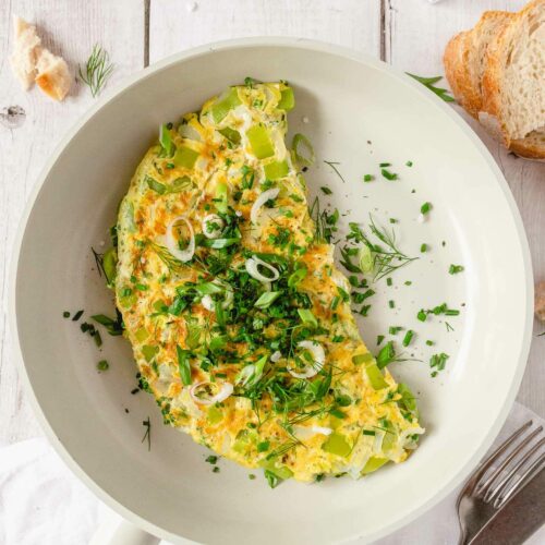 Spicy Herb And Greens Omelette