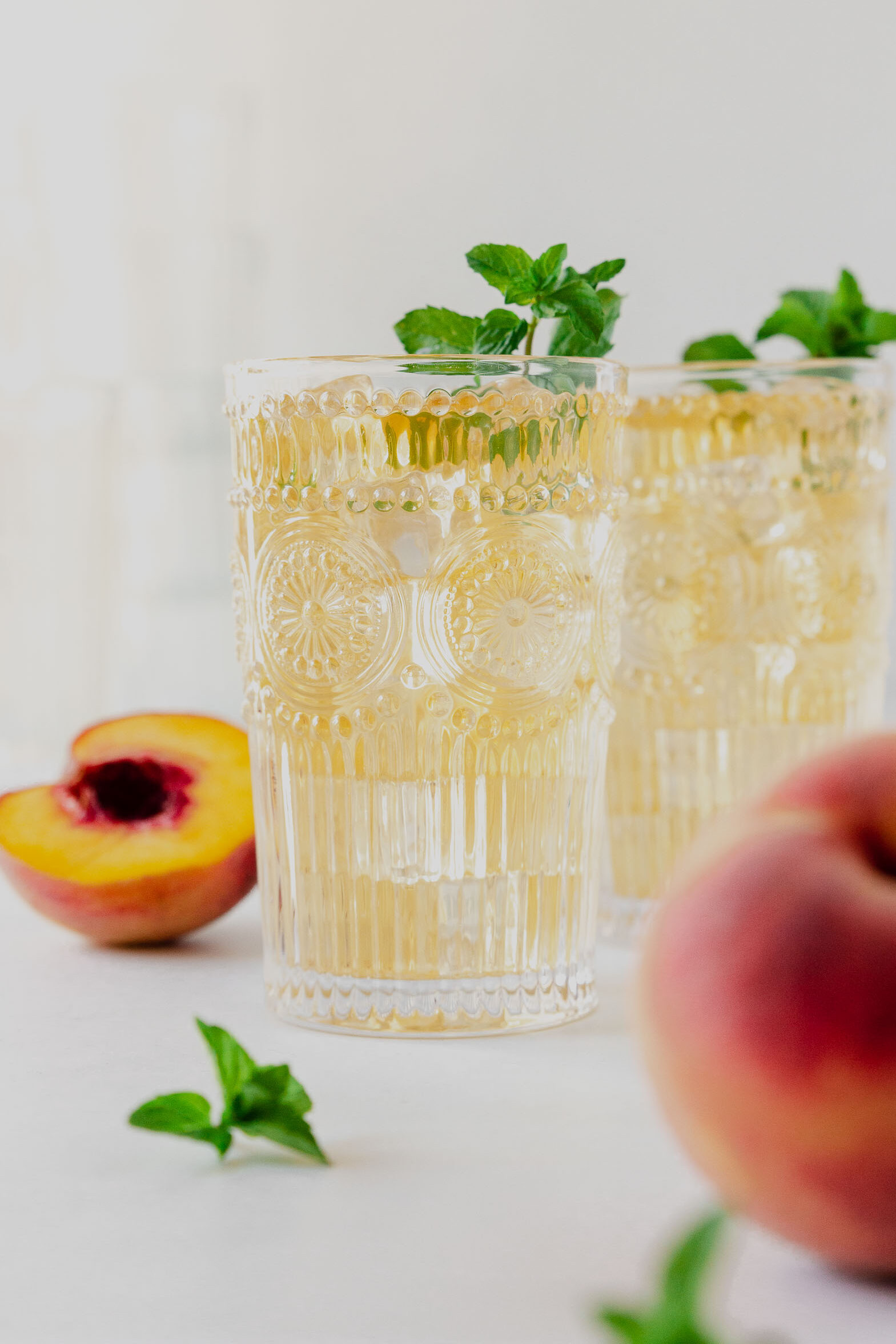 Peachy Jasmine Iced Tea