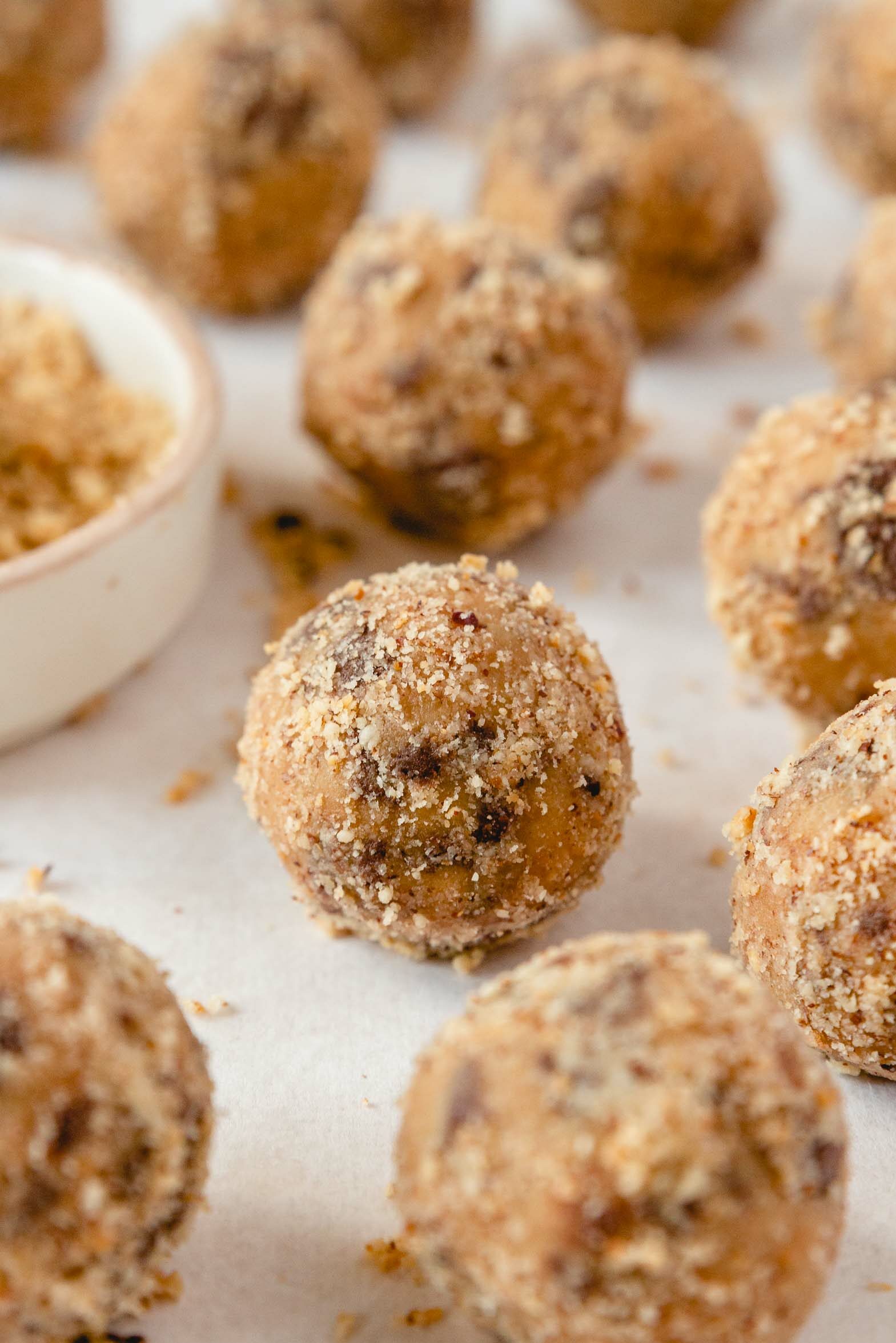 No-Bake Stracciatella Energy Bites