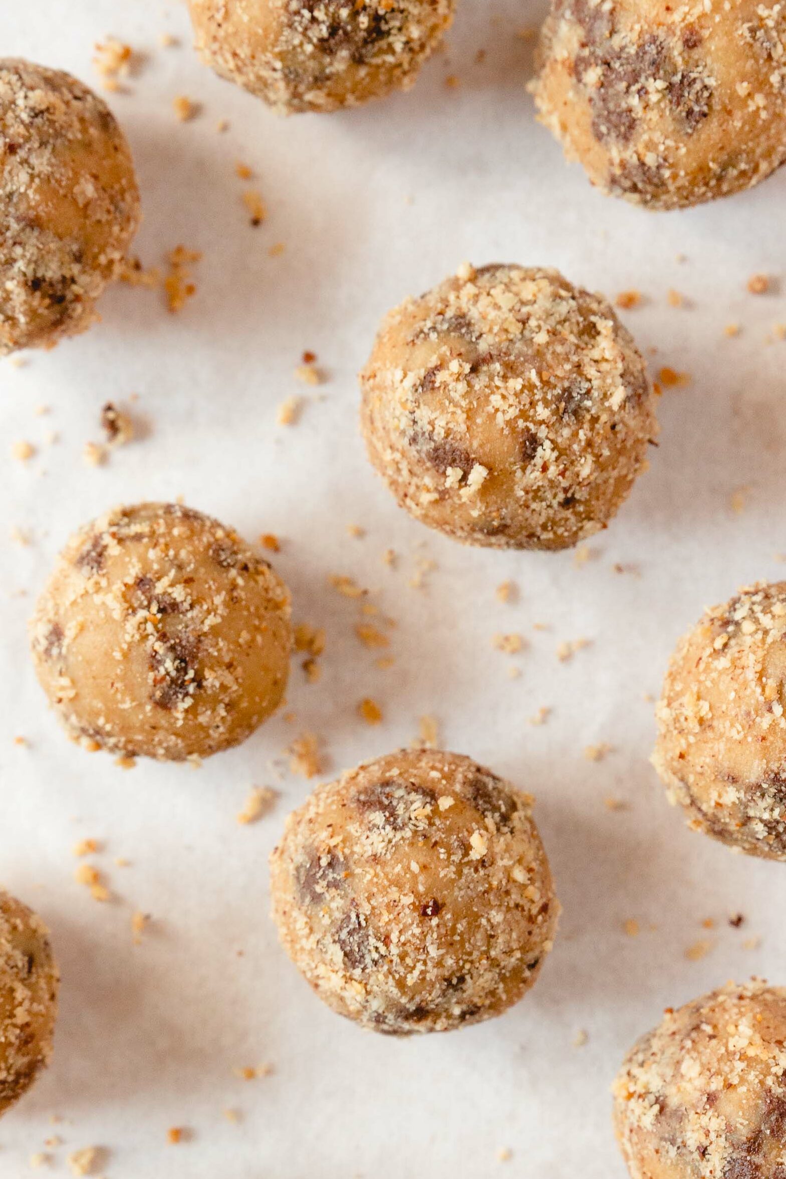 No-Bake Stracciatella Energy Bites