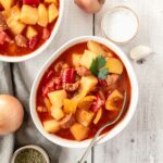 Potato Pepper Chorizo Goulash