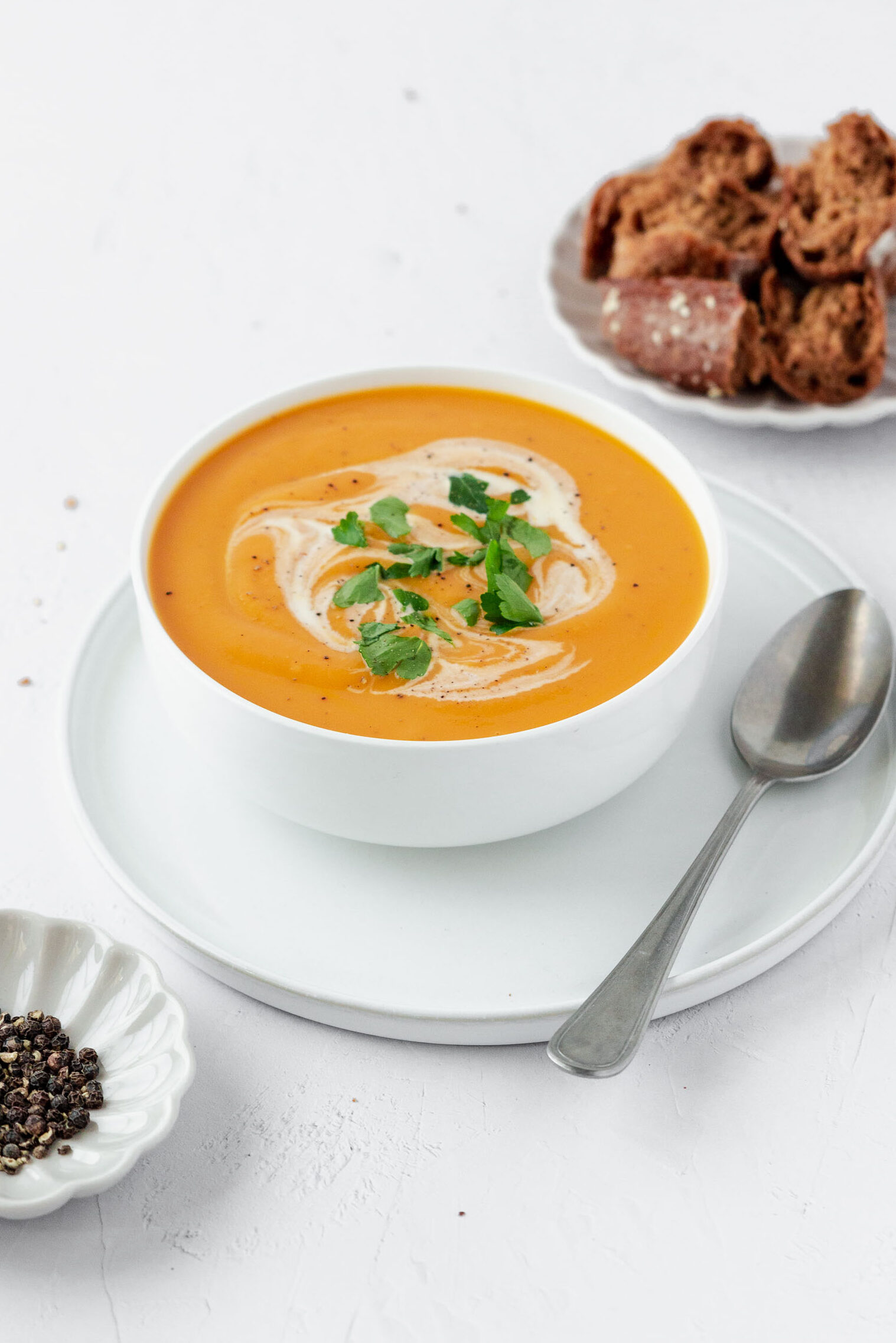 Sweet Potato Celery Root Soup