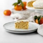 Grain Free Orange Cake with Cardamom Frosting