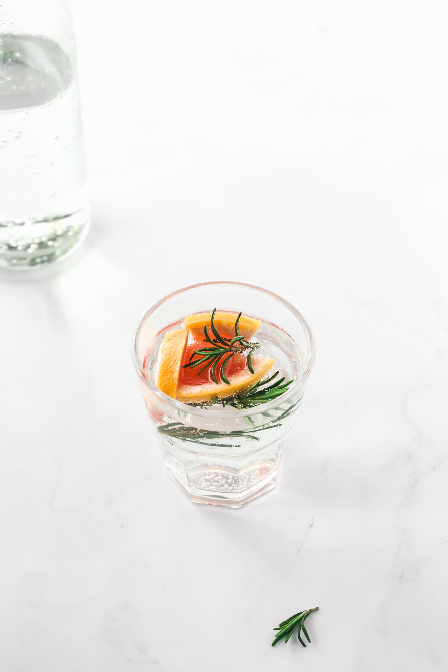 Grapefruit Rosemary Infused Water