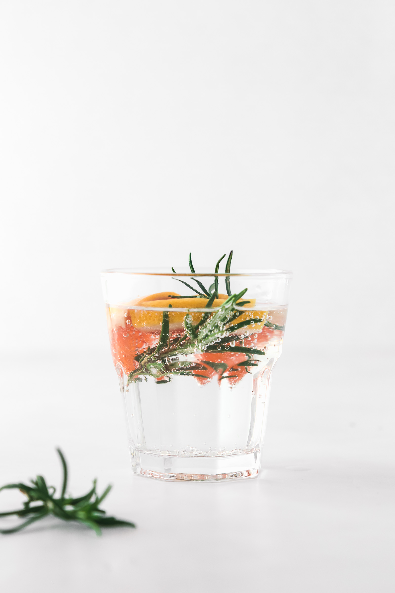 Grapefruit Rosemary Infused Water