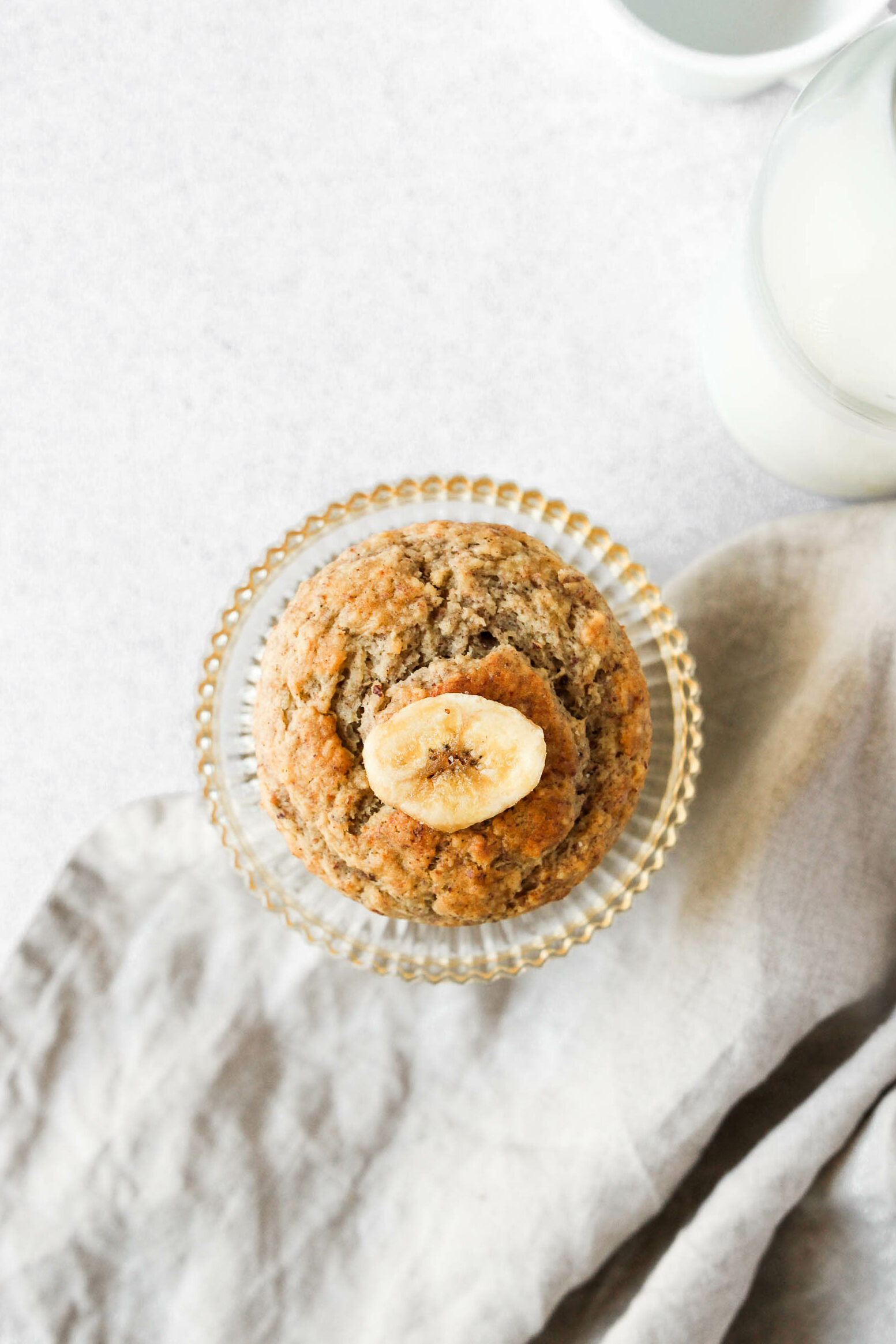 Healthy Banana Nut Muffins