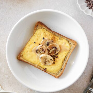 Healthy TikTok Yoghurt Custard Toast