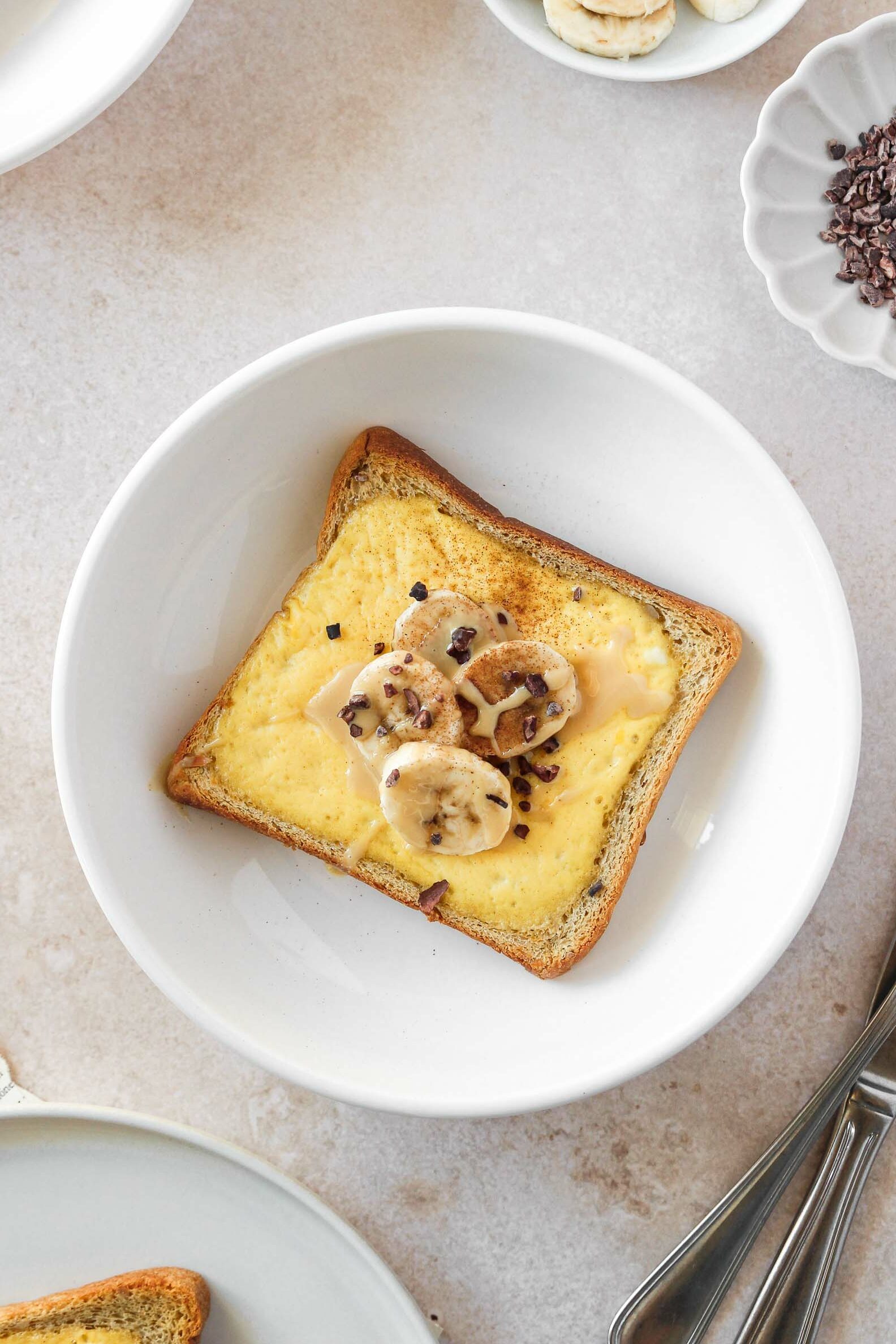 Healthy TikTok Yoghurt Custard Toast