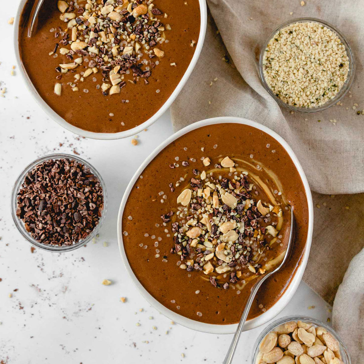 Chocolate Hemp Protein Smoothie Bowl Encore & More