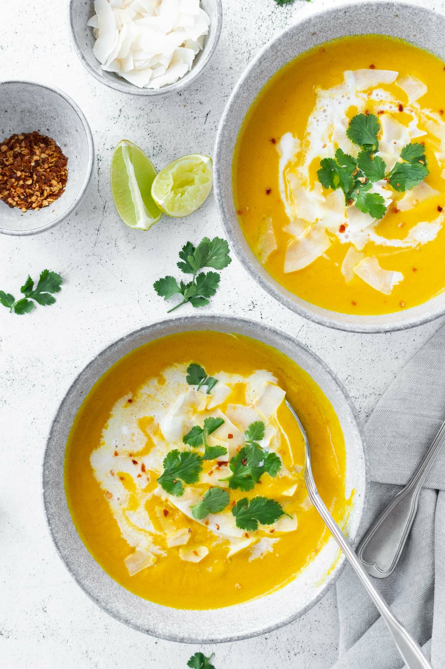 Spicy Coconut Carrot Soup