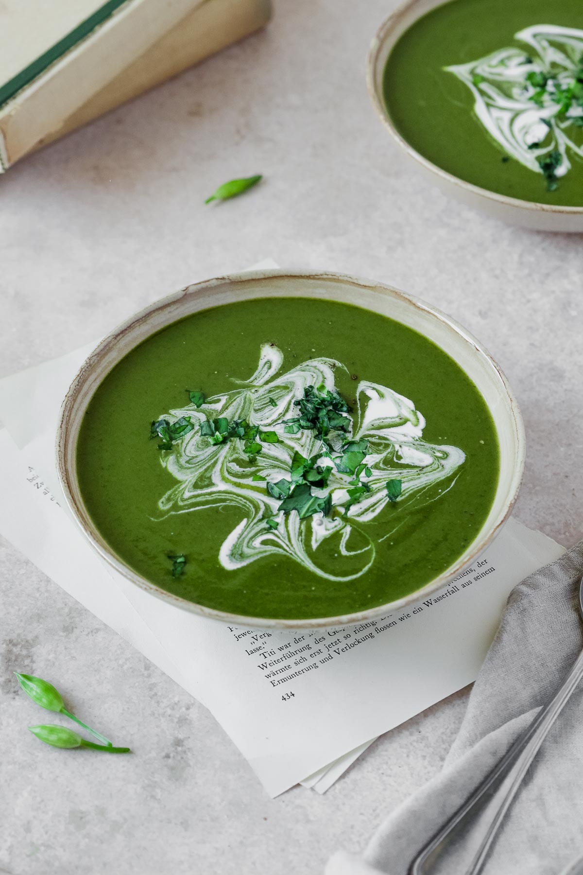 Creamy Wild Garlic Potato Soup