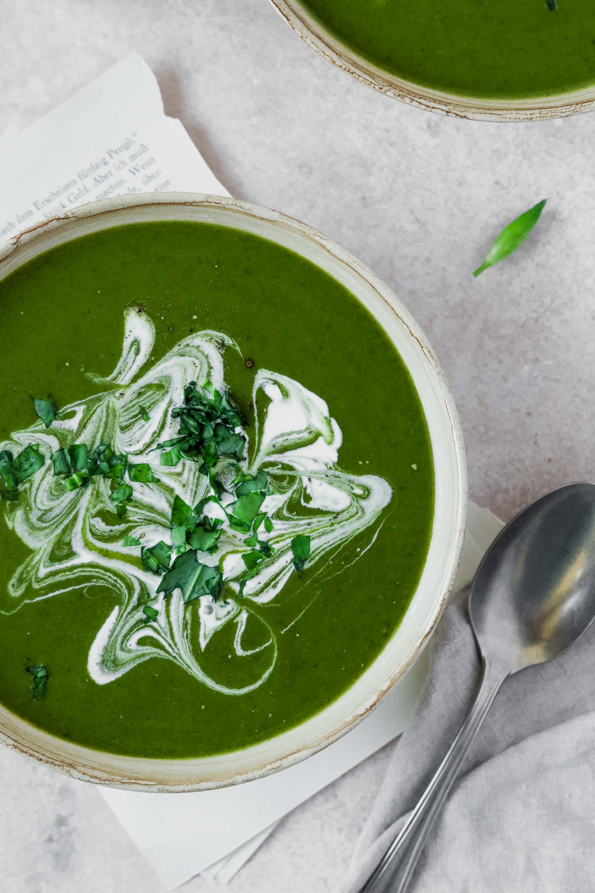 Creamy Wild Garlic Potato Soup