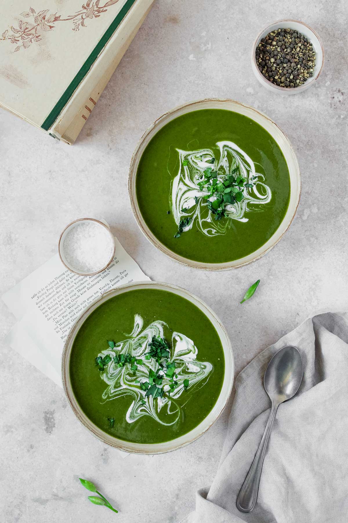 Creamy Wild Garlic Potato Soup