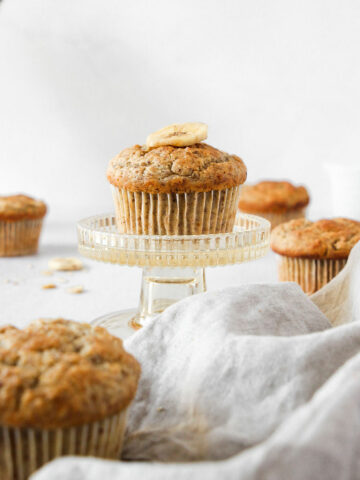 Healthy Banana Nut Muffins