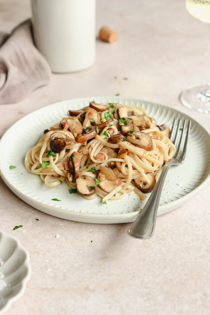Bacon And Mushroom Pasta Encore & More