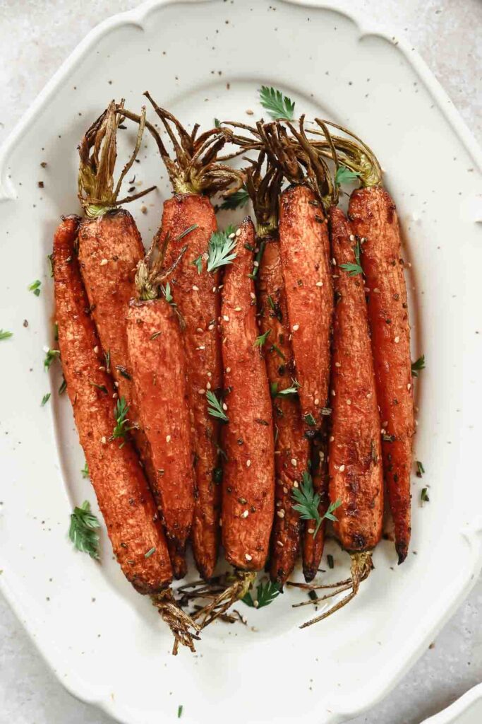 Air Fryer Crispy Roasted Carrots Encore & More