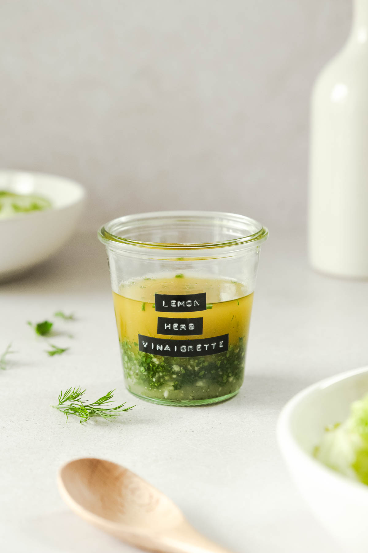 Lemon Herb Vinaigrette Dressing Encore & More